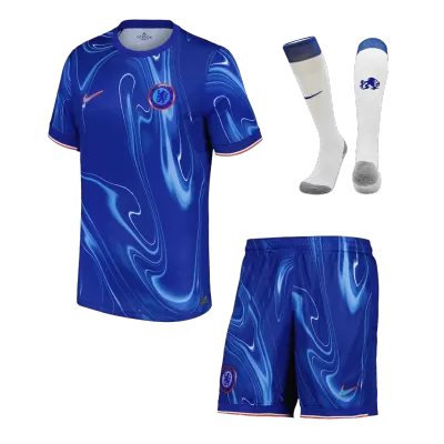 Premium Quality Men's Chelsea Home Soccer Jersey Whole Kit (Jersey+Shorts+Socks) 2024/25 - Pro Jersey Shop