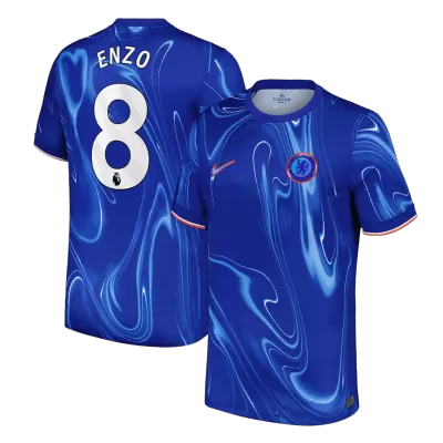 Premium Quality Men's ENZO #8 Chelsea Home Soccer Jersey Shirt 2024/25 - Fan Version - Pro Jersey Shop