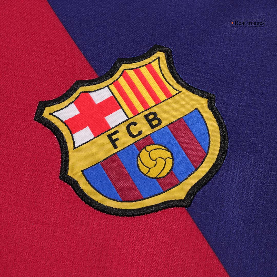 Men's GAVI #6 Barcelona Home Soccer Jersey Shirt Spotify Logo Without Text - Fan Version - Pro Jersey Shop