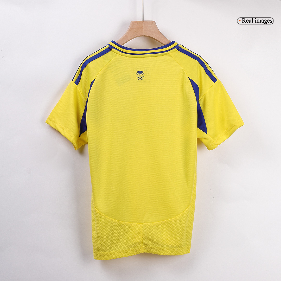 Kids Al Nassr Home Soccer Jersey Kit (Jersey+Shorts) - Pro Jersey Shop