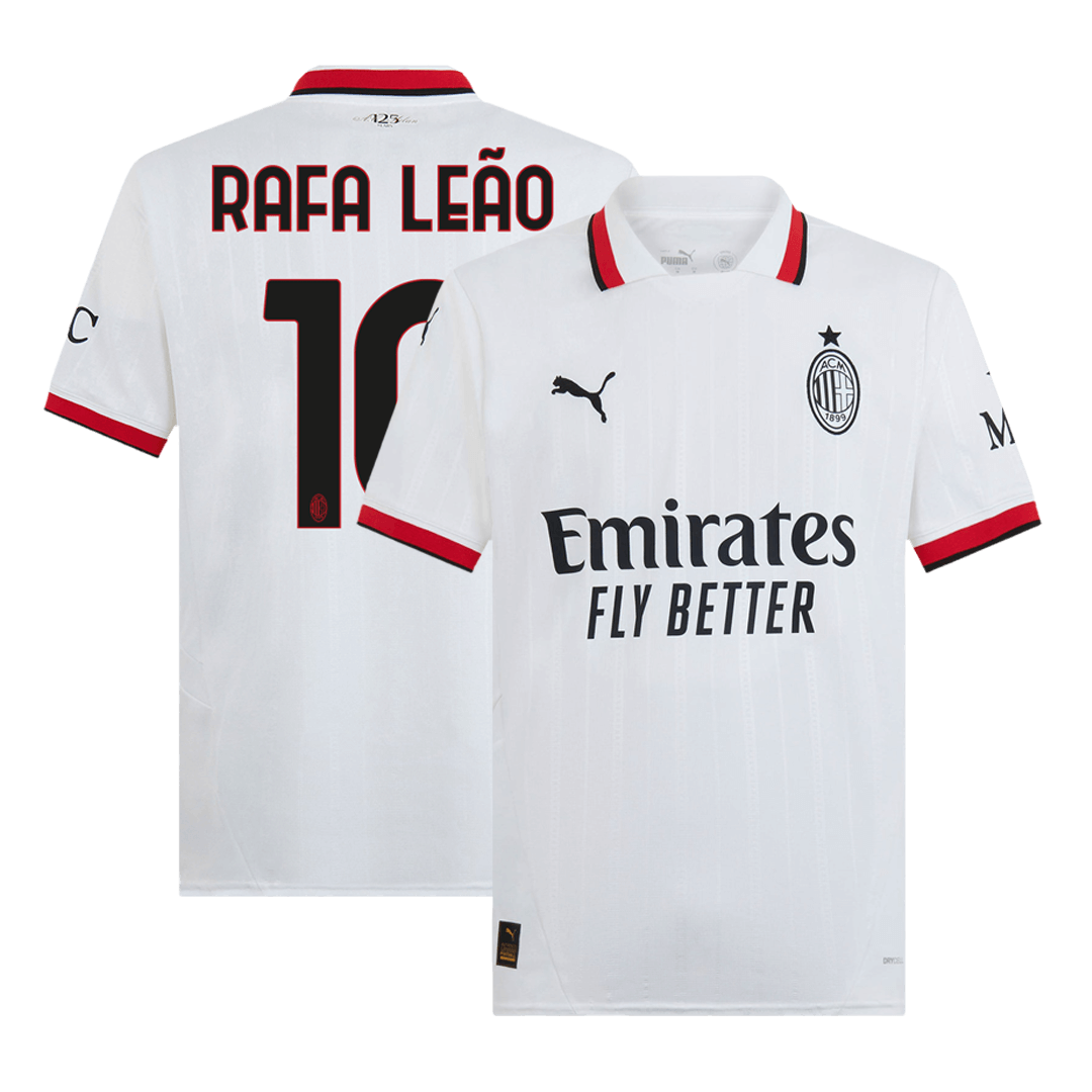 Premium Quality Men's RAFA LEÃO #10 AC Milan Away Soccer Jersey Shirt - Fan Version - Pro Jersey Shop