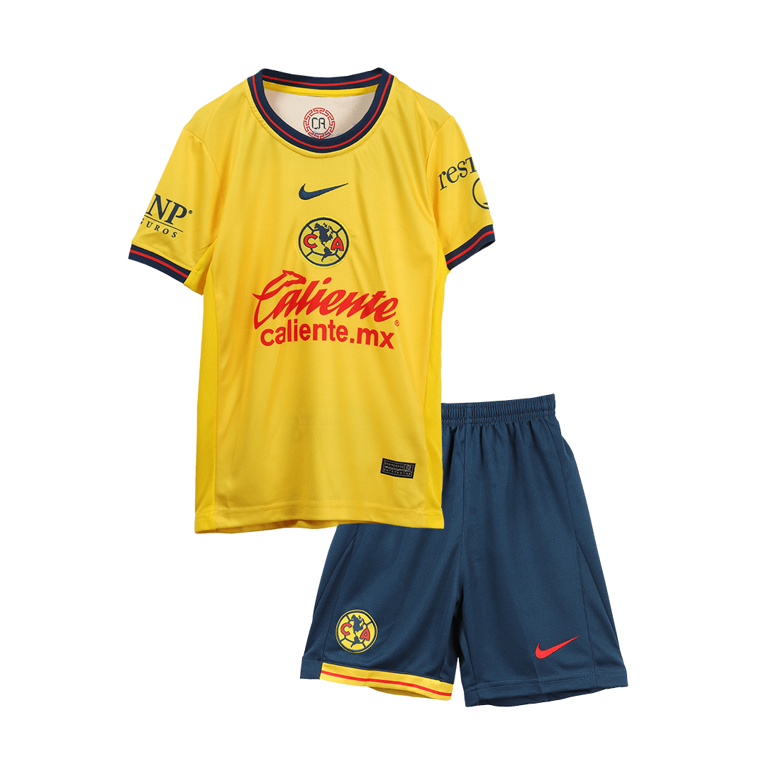 Kids Club America Aguilas Home Soccer Jersey Kit (Jersey+Shorts) - Pro Jersey Shop