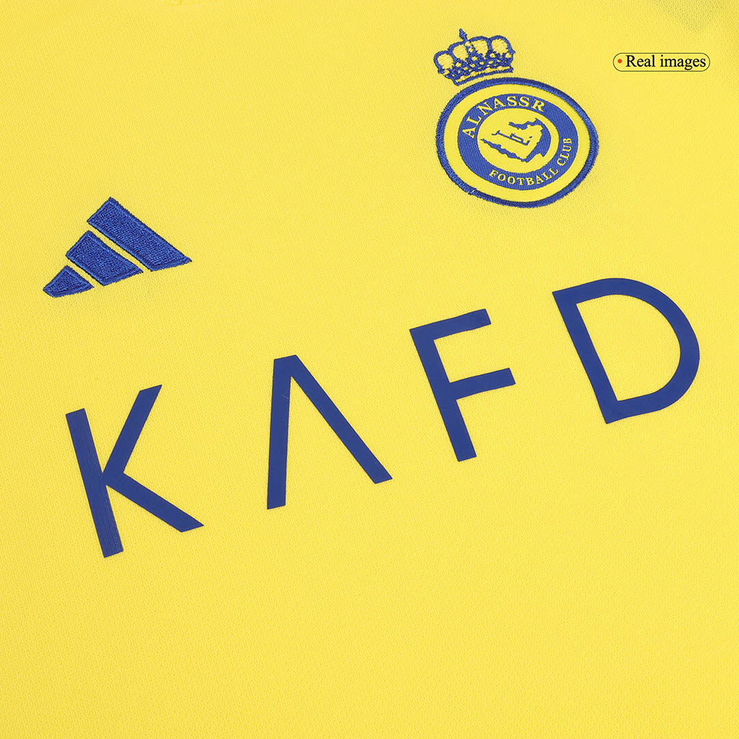 Kids Al Nassr Home Soccer Jersey Kit (Jersey+Shorts) - Pro Jersey Shop