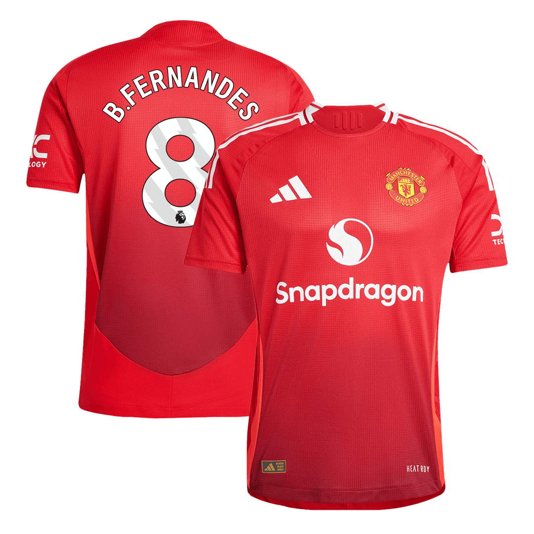 Manchester United B.FERNANDES #8 Home Soccer Match Jersey - Pro Jersey Shop