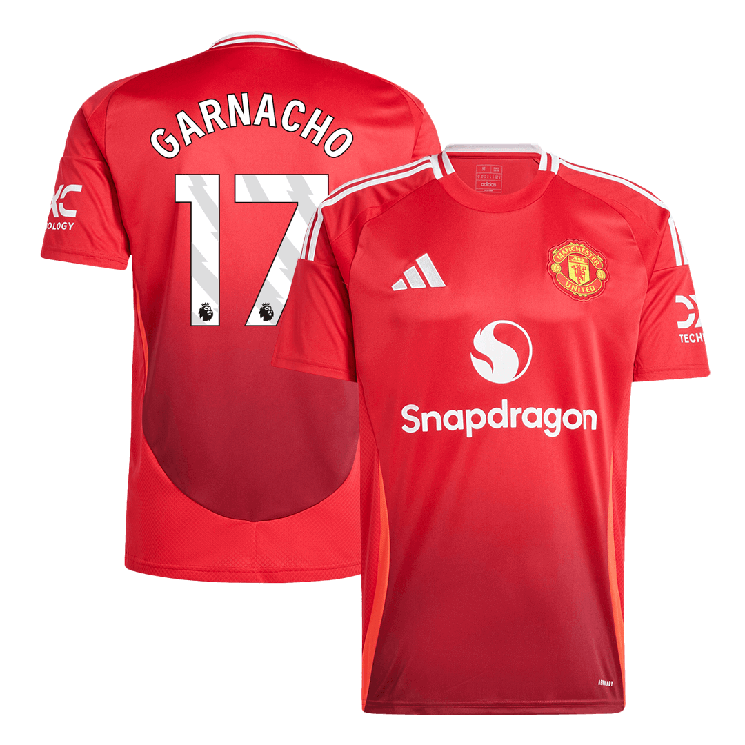 Manchester United GARNACHO #17 Home Soccer Fan Jersey - Pro Jersey Shop