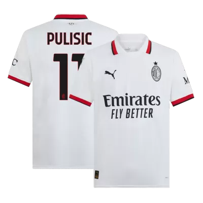 Premium Quality Men's PULISIC #11 AC Milan Away Soccer Jersey Shirt 2024/25 - Fan Version - Pro Jersey Shop