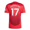 Premium Quality Men's GARNACHO #17 Manchester United Home Soccer Jersey Shirt 2024/25 - Fan Version - Pro Jersey Shop