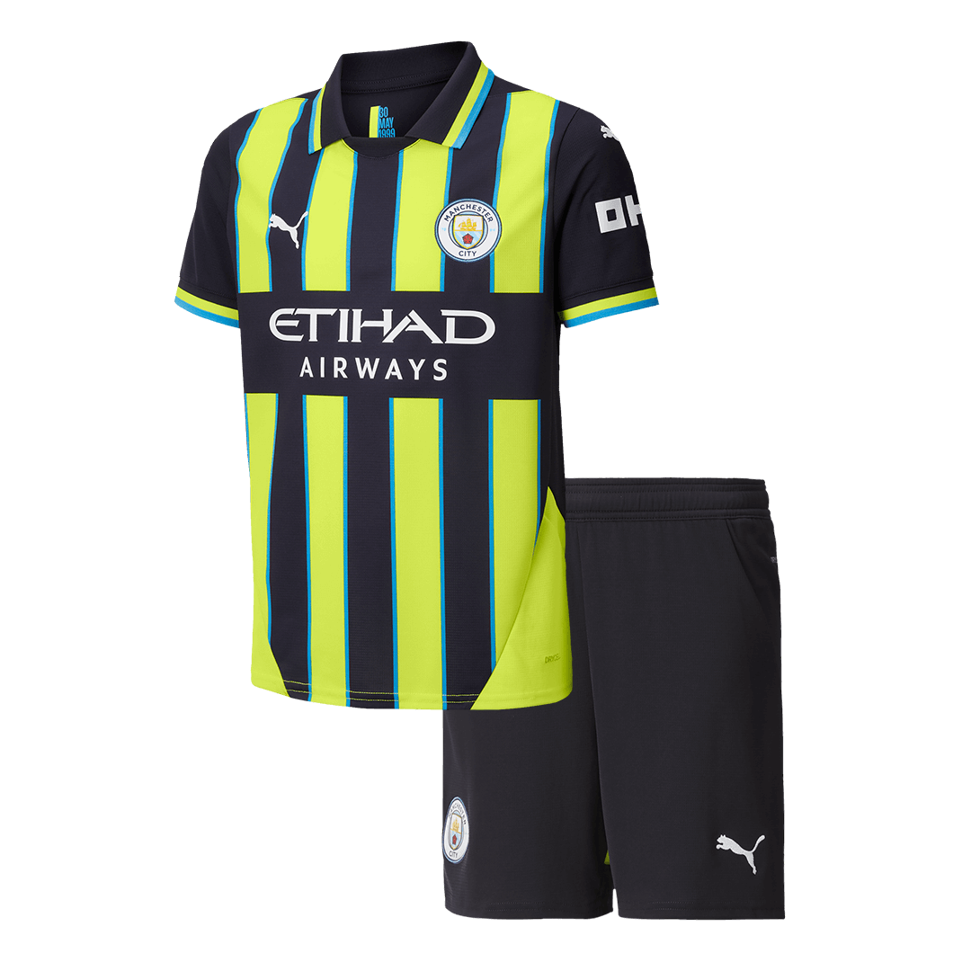 Kids Manchester City Away Soccer Jersey Kit - Pro Jersey Shop