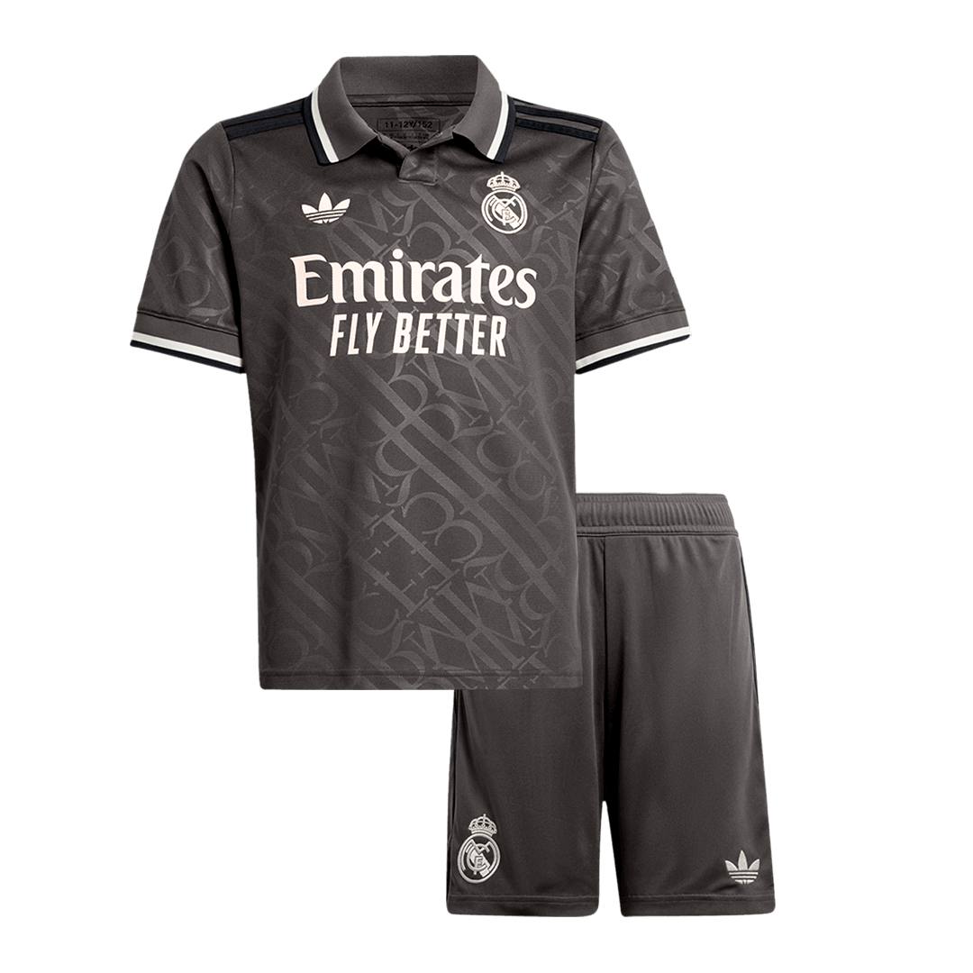Kids Real Madrid Third Away Soccer Jersey Kit (Jersey+Shorts) - Pro Jersey Shop