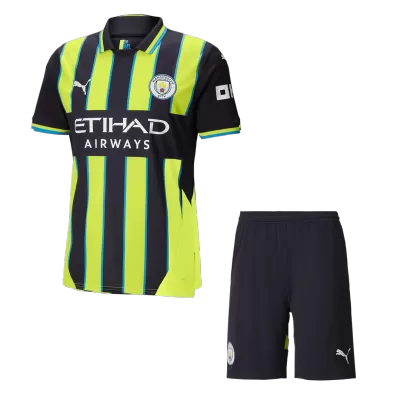 Men's Manchester City Away Soccer Jersey Kit (Jersey+Shorts) 2024/25 - Pro Jersey Shop