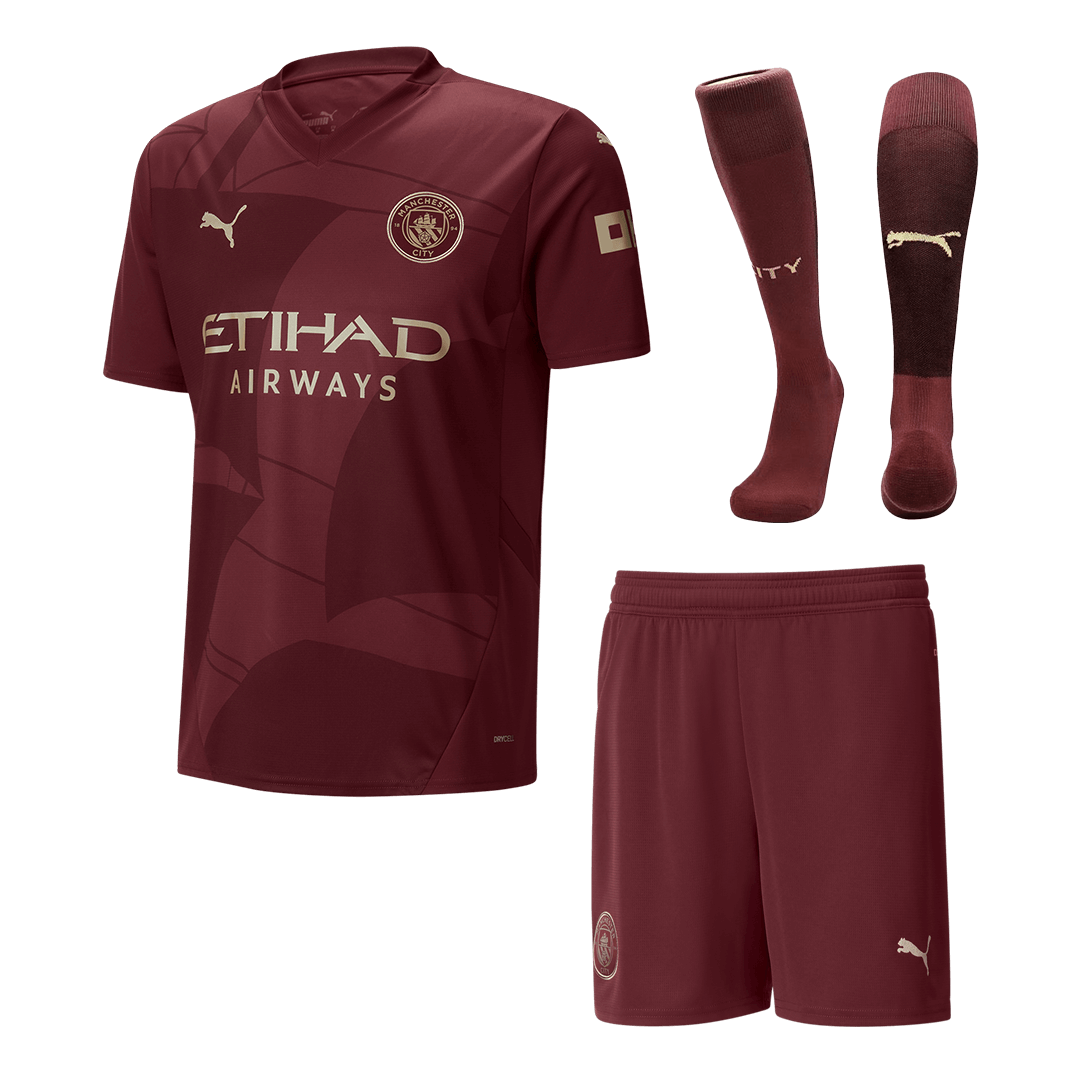 Manchester City Third Away Soccer Fan Full Kit - Pro Jersey Shop