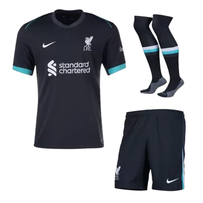 Premium Quality Men's Liverpool Away Soccer Jersey Whole Kit (Jersey+Shorts+Socks) 2024/25 - Pro Jersey Shop