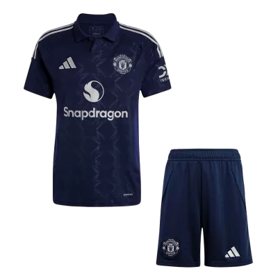 Men's Manchester United Away Soccer Jersey Kit (Jersey+Shorts) 2024/25 - Pro Jersey Shop