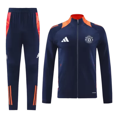 Men's Manchester United Training Jacket Kit (Jacket+Pants) 2024/25 -Navy - Pro Jersey Shop