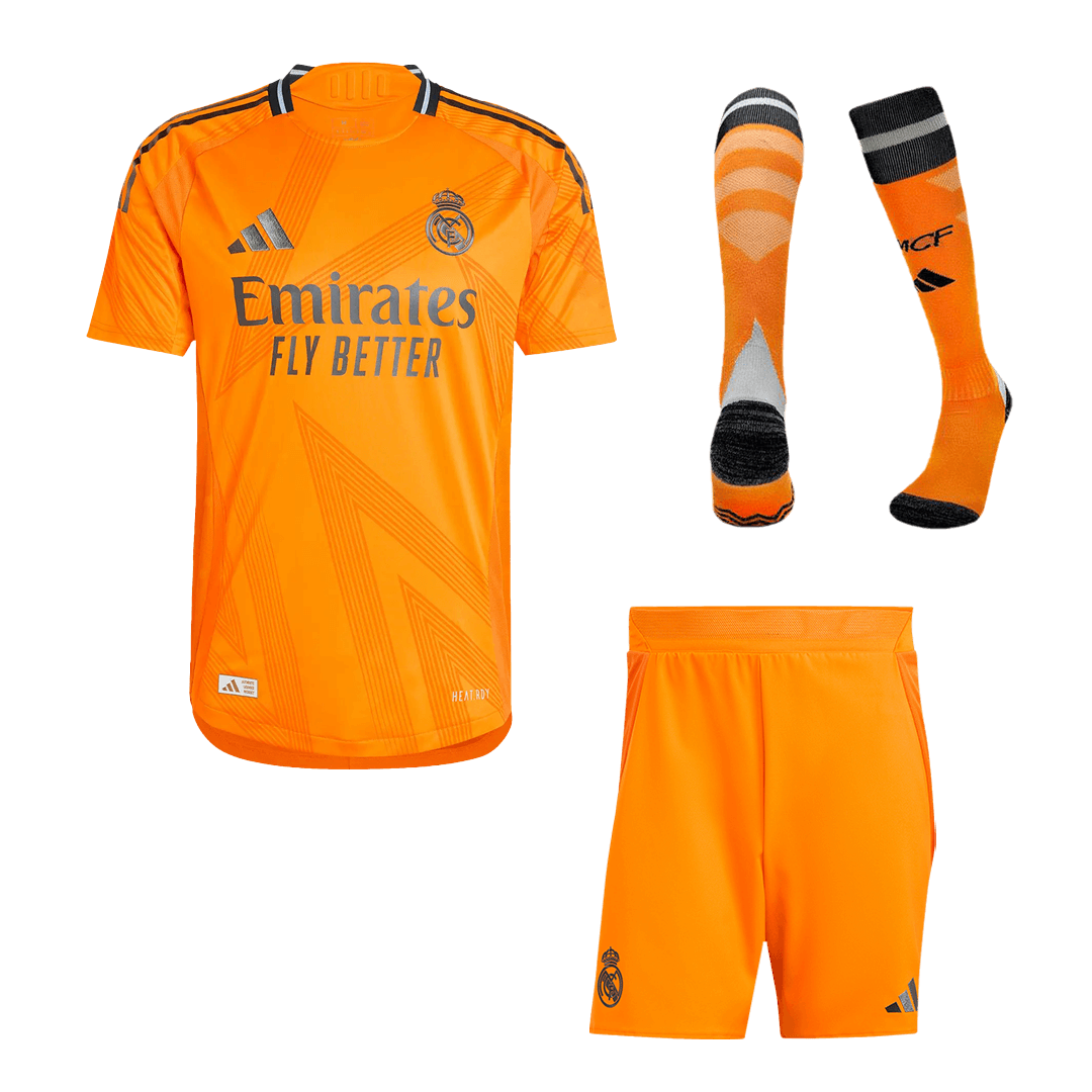 Real Madrid Away Soccer Full Kit Authentic - Pro Jersey Shop