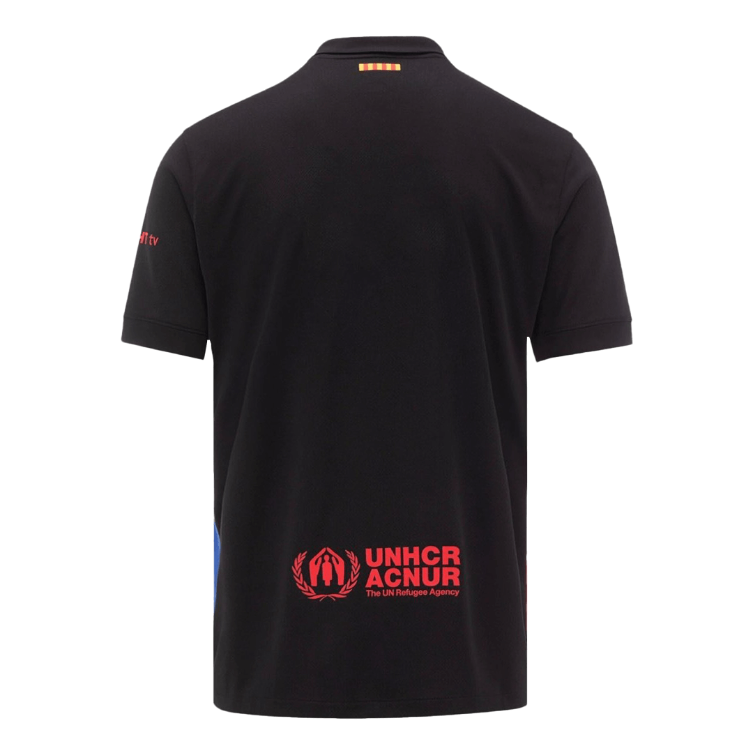 Men's Barcelona Away Soccer Jersey Shirt Spotify Logo Without Text- Fan Version - Pro Jersey Shop