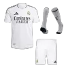 Premium Quality Men's Authentic Real Madrid Home Soccer Jersey Whole Kit (Jersey+Shorts+Socks) 2024/25 - Pro Jersey Shop