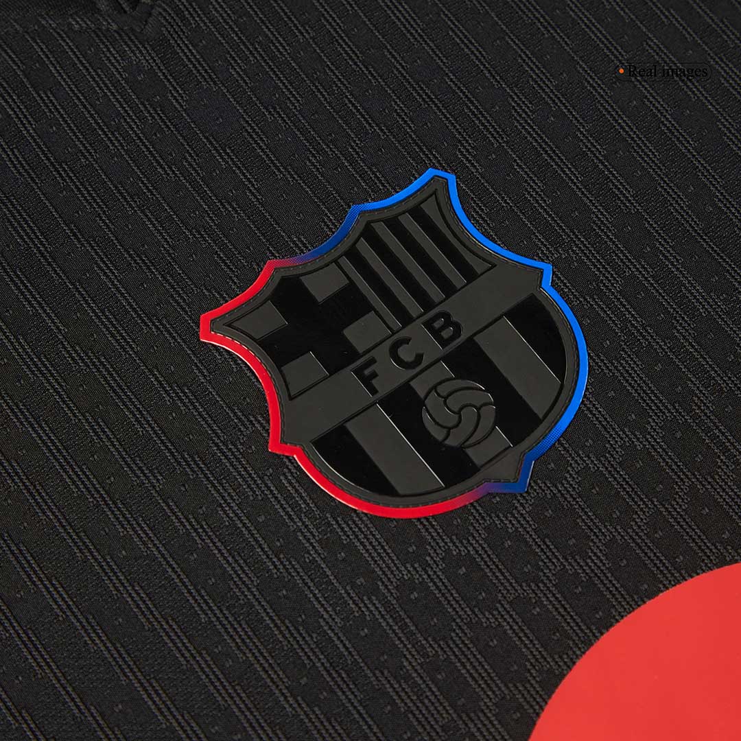 Men's Authentic Barcelona Away Soccer Jersey Shirt Spotify Logo Without Text- Player Version - Pro Jersey Shop
