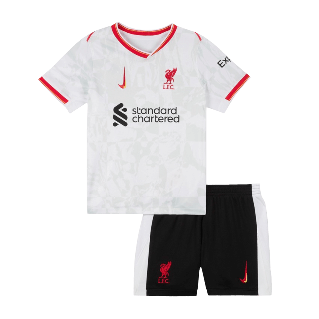 Kid's Liverpool Third Away Soccer Jersey Kit(Jersey+Shorts) - Pro Jersey Shop