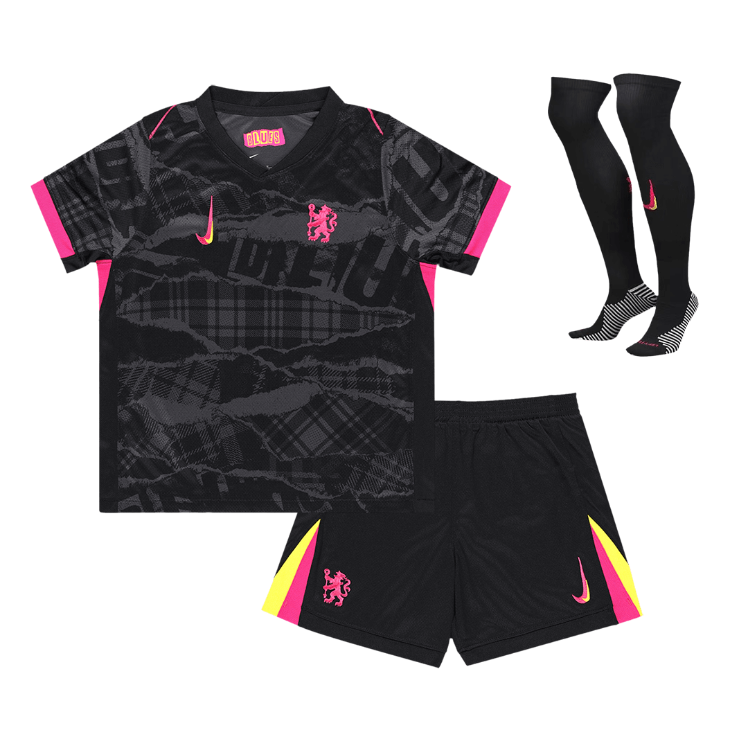 Kids Chelsea Third Away Soccer Jersey Full Kit - Pro Jersey Shop