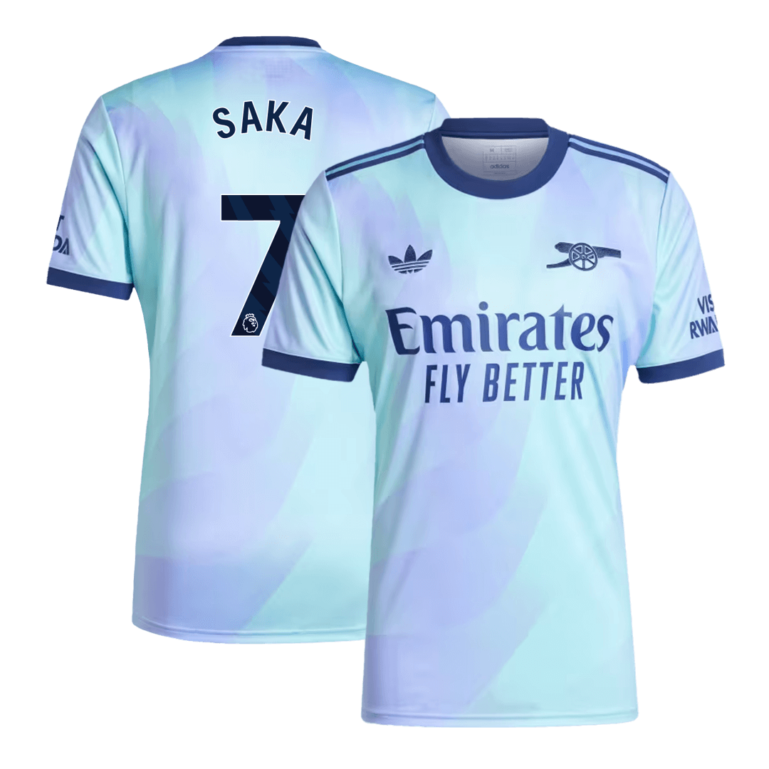 Arsenal SAKA #7 Third Away Soccer Fan Jersey - Pro Jersey Shop