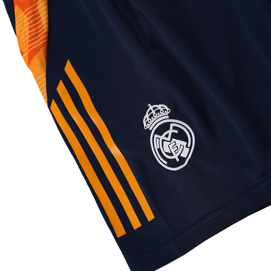 Men's Real Madrid Soccer Sleeveless Training Kit (Top+Shorts) -White - Pro Jersey Shop