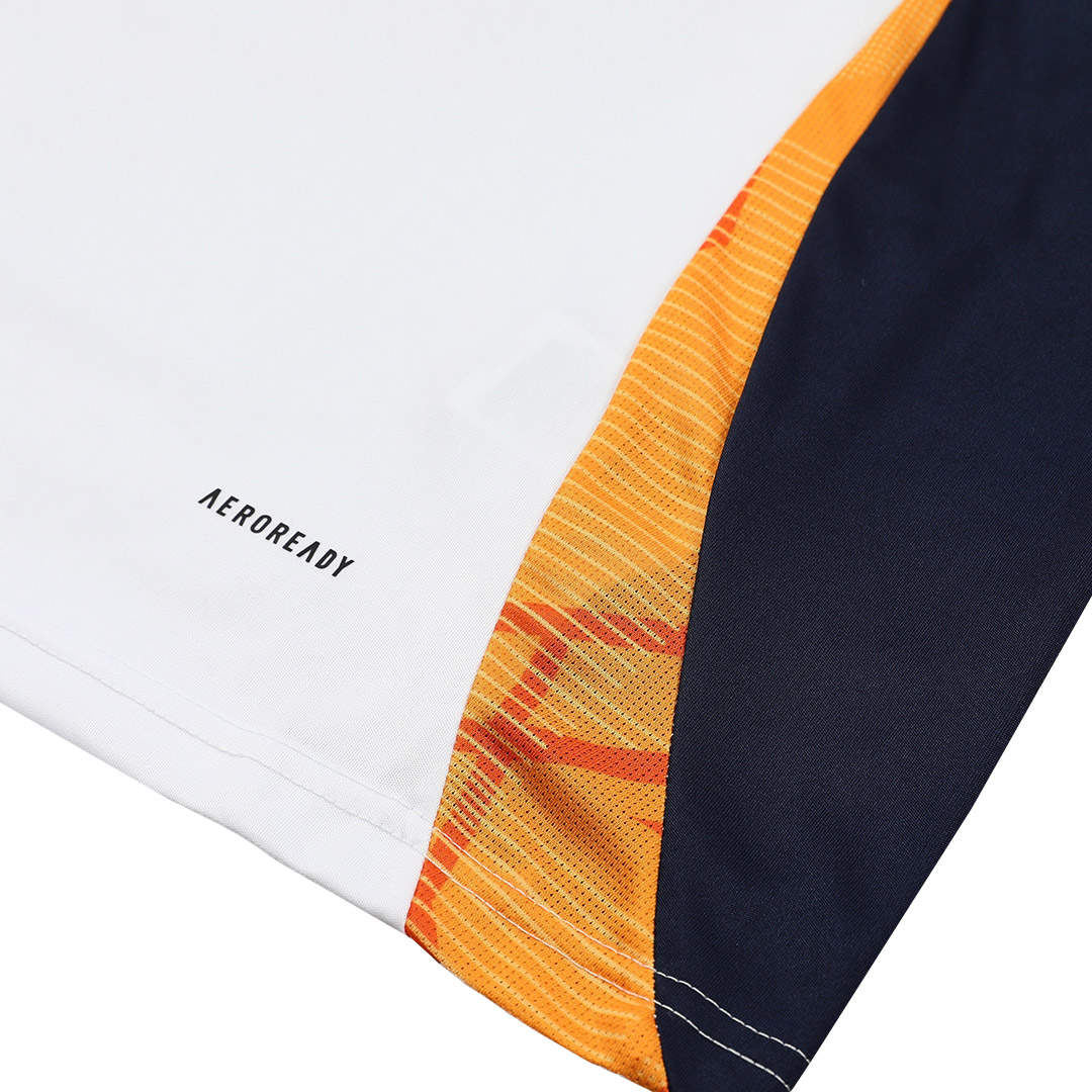 Men's Real Madrid Pre-Match Training Soccer Jersey Kit (Jersey+Shorts) -White - Pro Jersey Shop