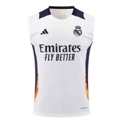 Men's Real Madrid Pre-Match Sleeveless Top Vest 2024/25 - Pro Jersey Shop