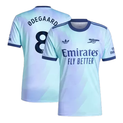 Premium Quality Men's ØDEGAARD #8 Arsenal Third Away Soccer Jersey Shirt 2024/25 - Fan Version - Pro Jersey Shop