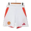 Authentic Manchester United Home Soccer Shorts 2024/25 - Pro Jersey Shop