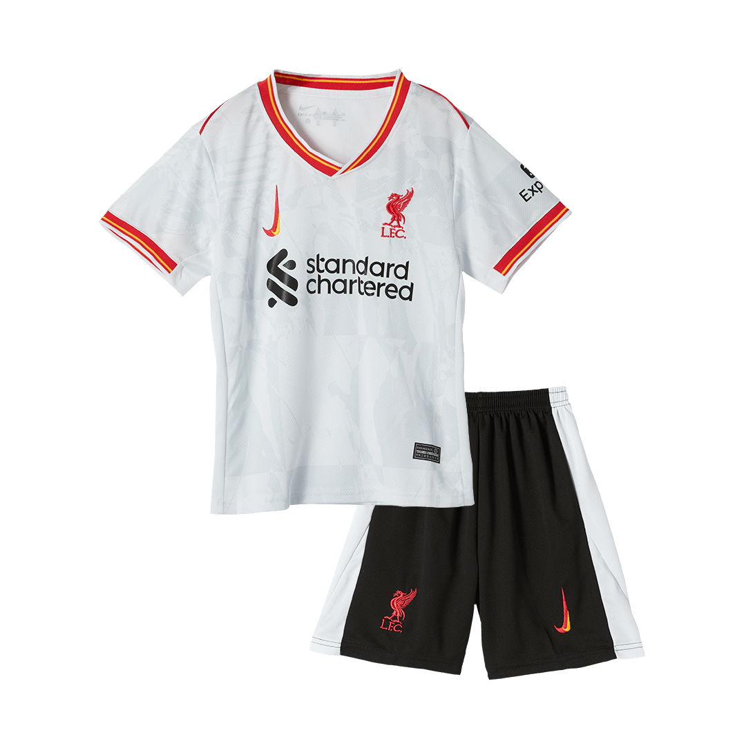 Kid's Liverpool Third Away Soccer Jersey Kit(Jersey+Shorts) - Pro Jersey Shop