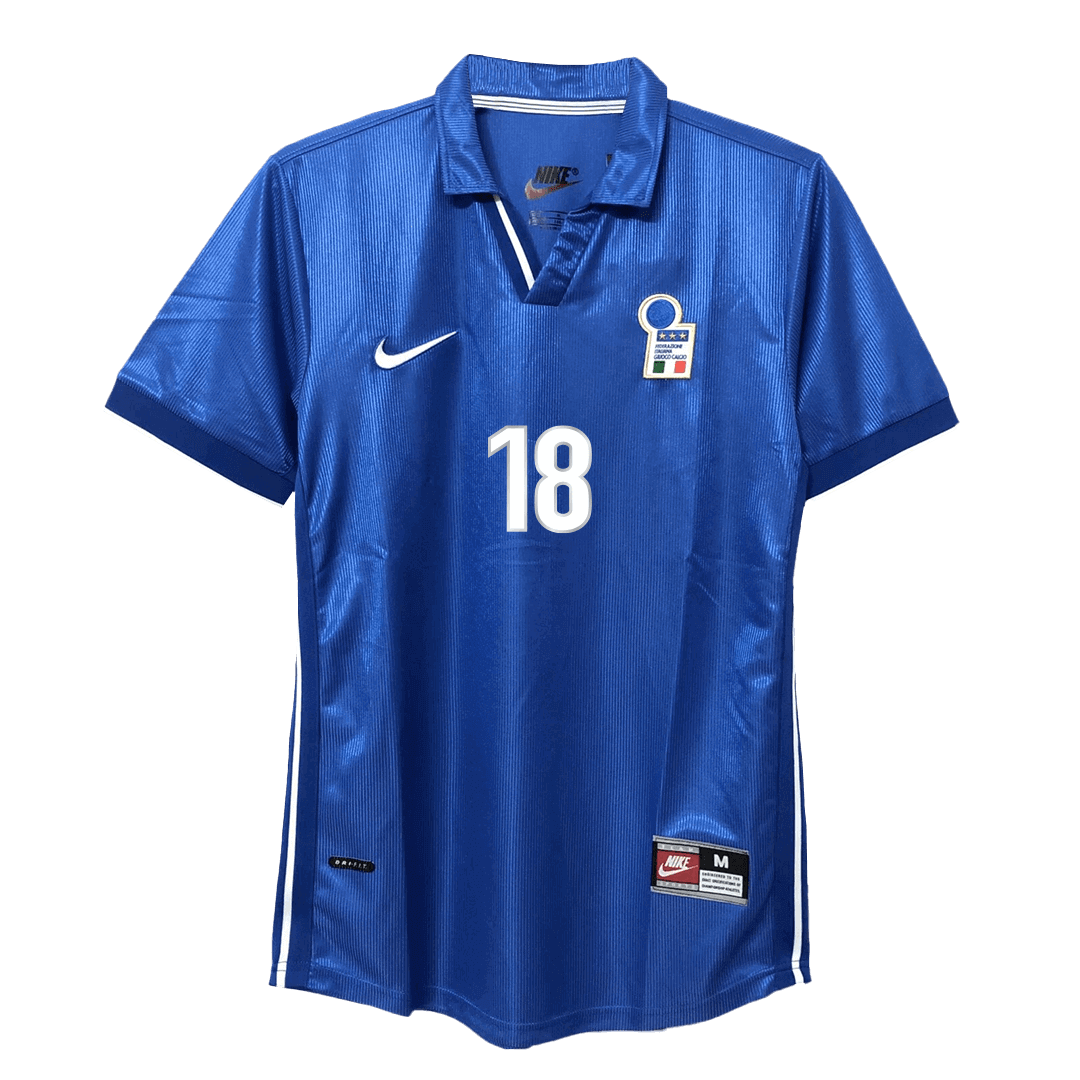 Retro 1998 World Cup BAGGIO R. #18 Italy Home Soccer Jersey - Pro Jersey Shop