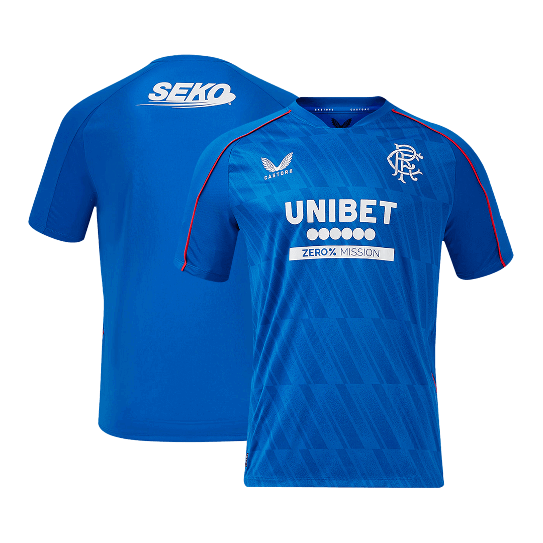 Men's Glasgow Rangers Home Soccer Jersey Shirt - Fan Version - Pro Jersey Shop