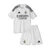 Premium Quality Kids Real Madrid Home Soccer Jersey Whole Kit (Jersey+Shorts+Socks) 2024/25 - Pro Jersey Shop