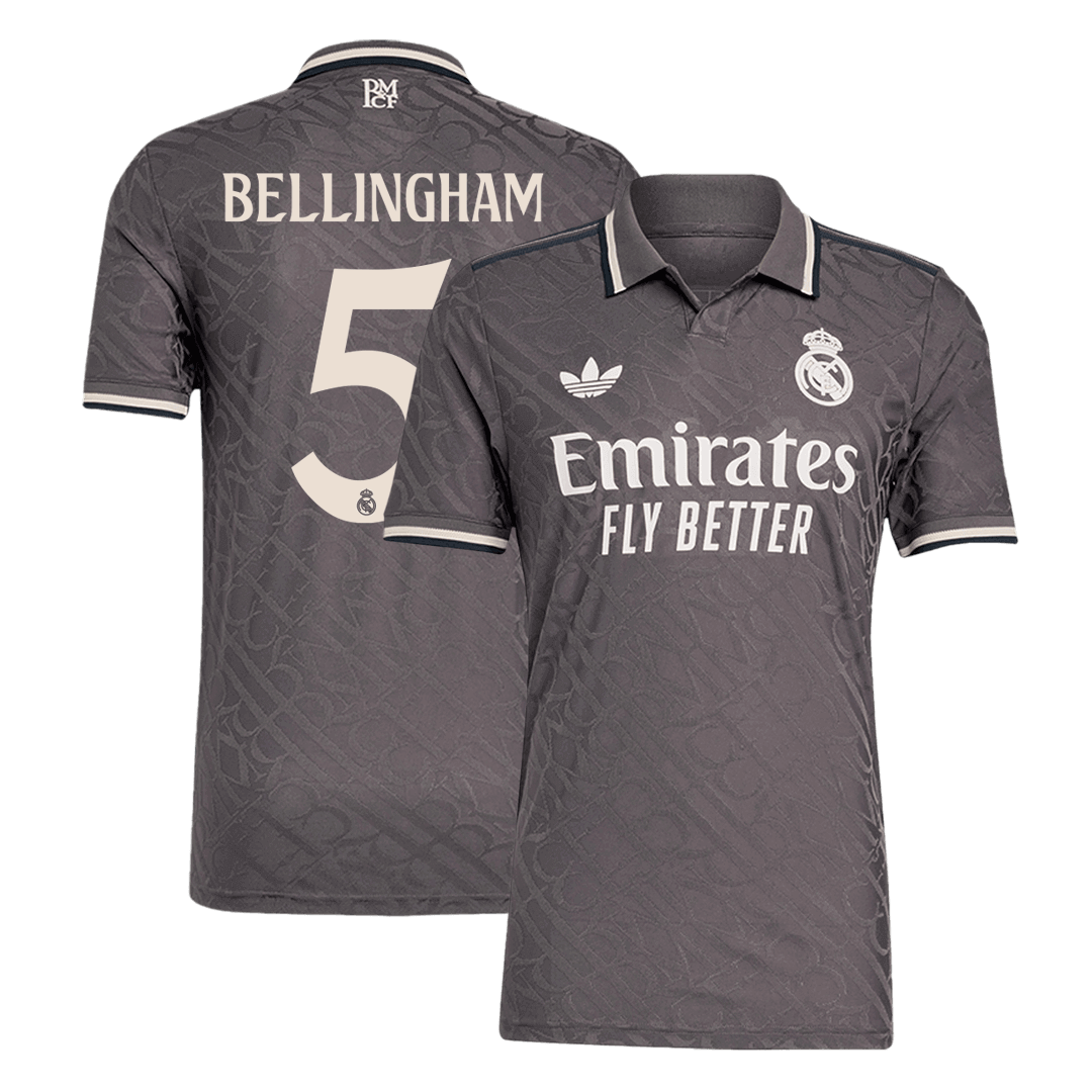 Real Madrid BELLINGHAM #5 Third Away Soccer Match Jersey - Pro Jersey Shop
