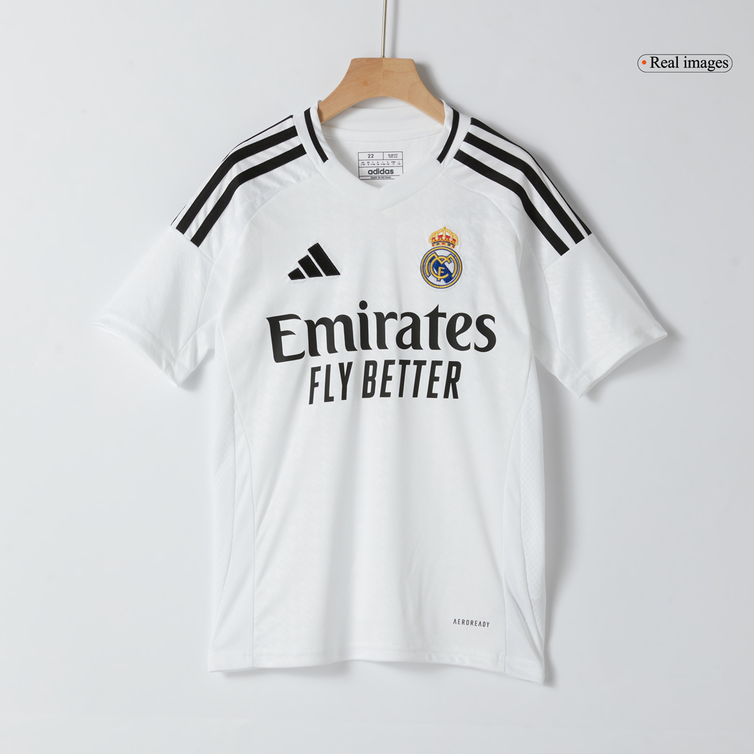 Kids Real Madrid Home Soccer Jersey Kit - Pro Jersey Shop