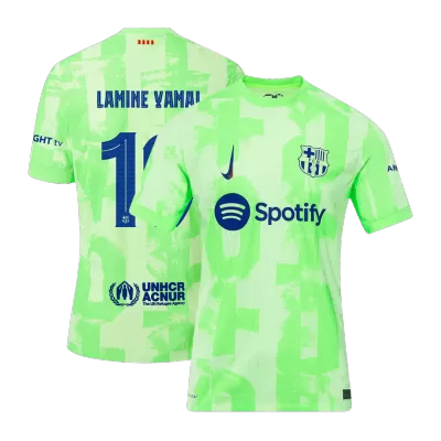 UCL Men's Authentic LAMINE YAMAL #19 Barcelona Third Away Soccer Jersey Shirt 2024/25 - Player Version - Pro Jersey Shop