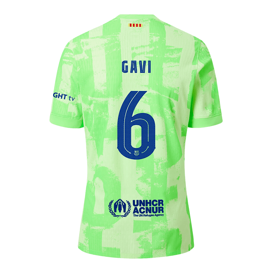 Barcelona GAVI #6 Third Away Soccer Jersey Authentic UCL - Pro Jersey Shop