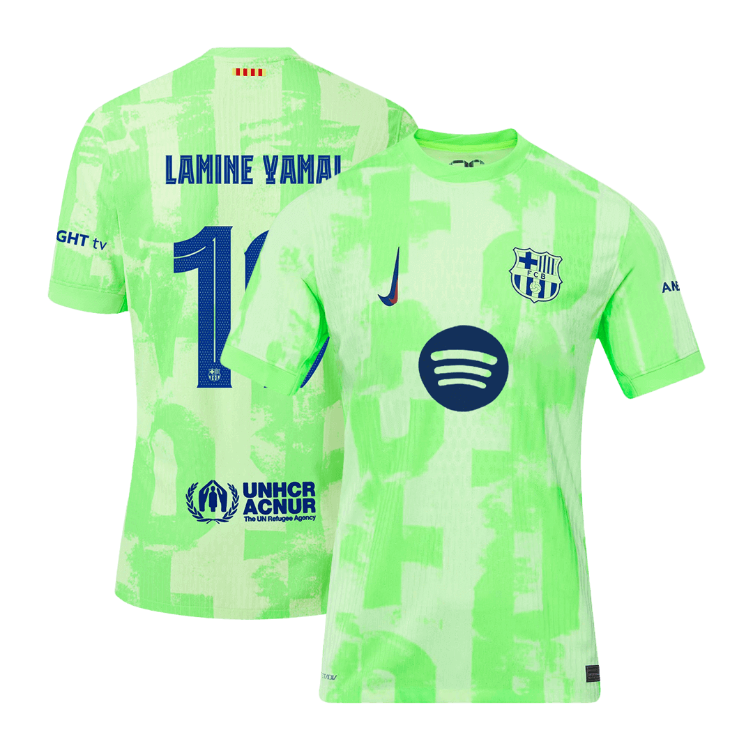 Barcelona LAMINE YAMAL #19 Third Away Soccer Jersey Authentic - Pro Jersey Shop