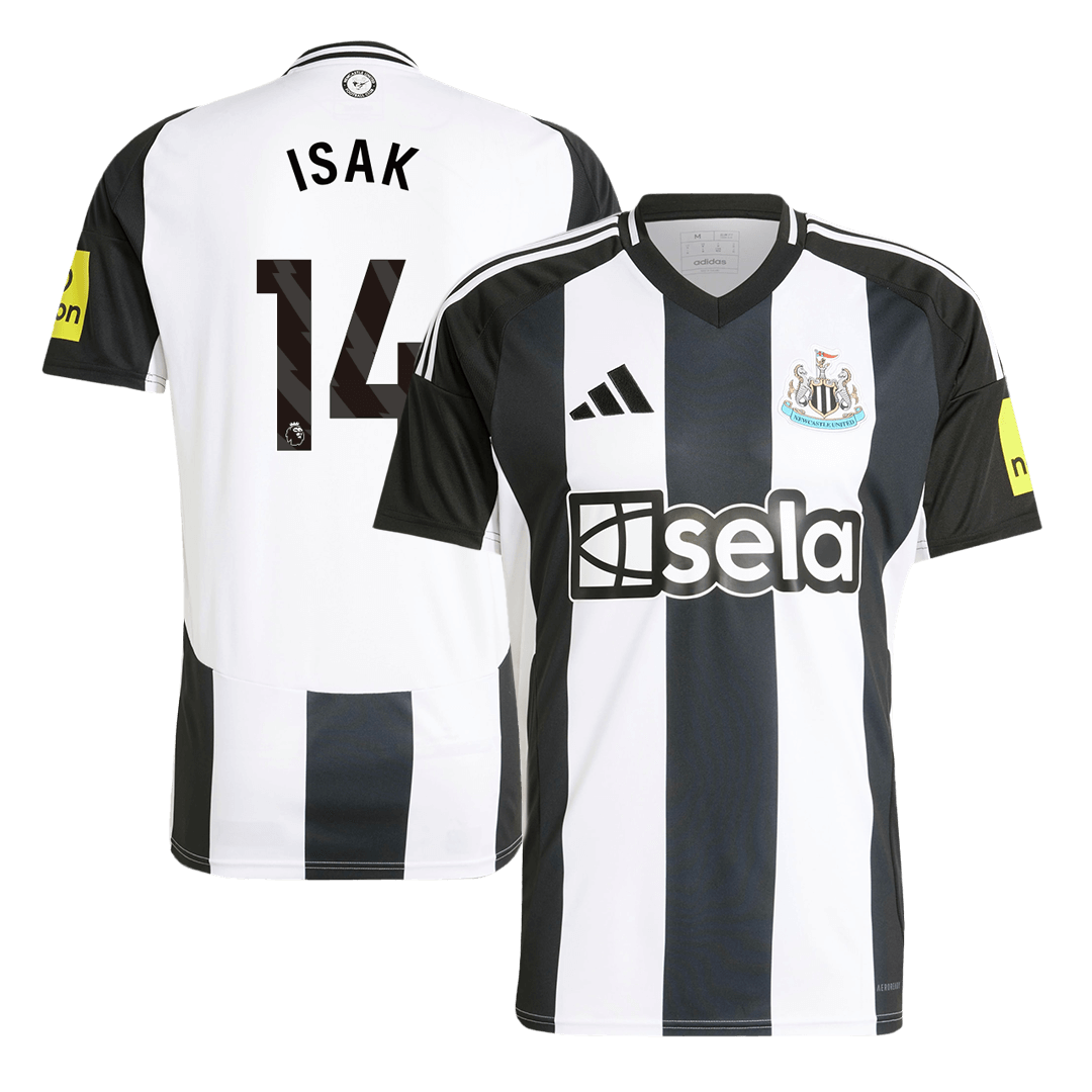 Premium Quality Men's ISAK #14 Newcastle United Home Soccer Jersey Shirt - Fan Version - Pro Jersey Shop