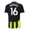 Men's RODRIGO #16 Manchester City Away Soccer Jersey Shirt 2024/25 - Fan Version - Pro Jersey Shop