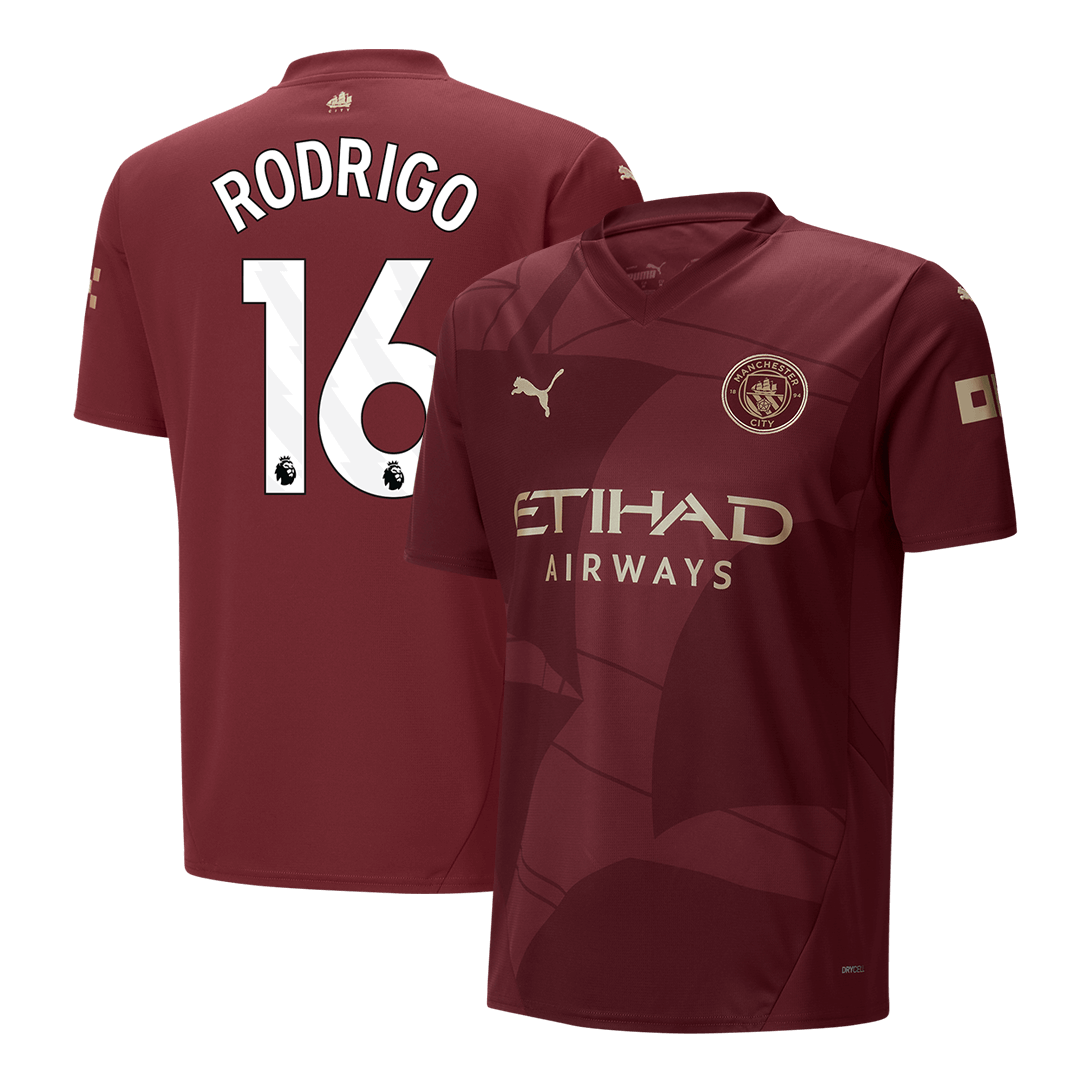 Manchester City RODRIGO #16 Third Away Soccer Fan Jersey - Pro Jersey Shop