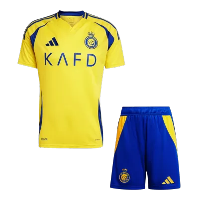 Premium Quality Men's Al Nassr Home Soccer Jersey Kit (Jersey+Shorts) 2024/25 - Pro Jersey Shop