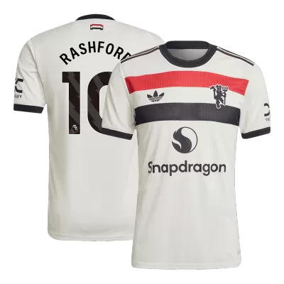 Men's Authentic RASHFORD #10 Manchester United Third Away Soccer Jersey Shirt 2024/25 - Player Version - Pro Jersey Shop