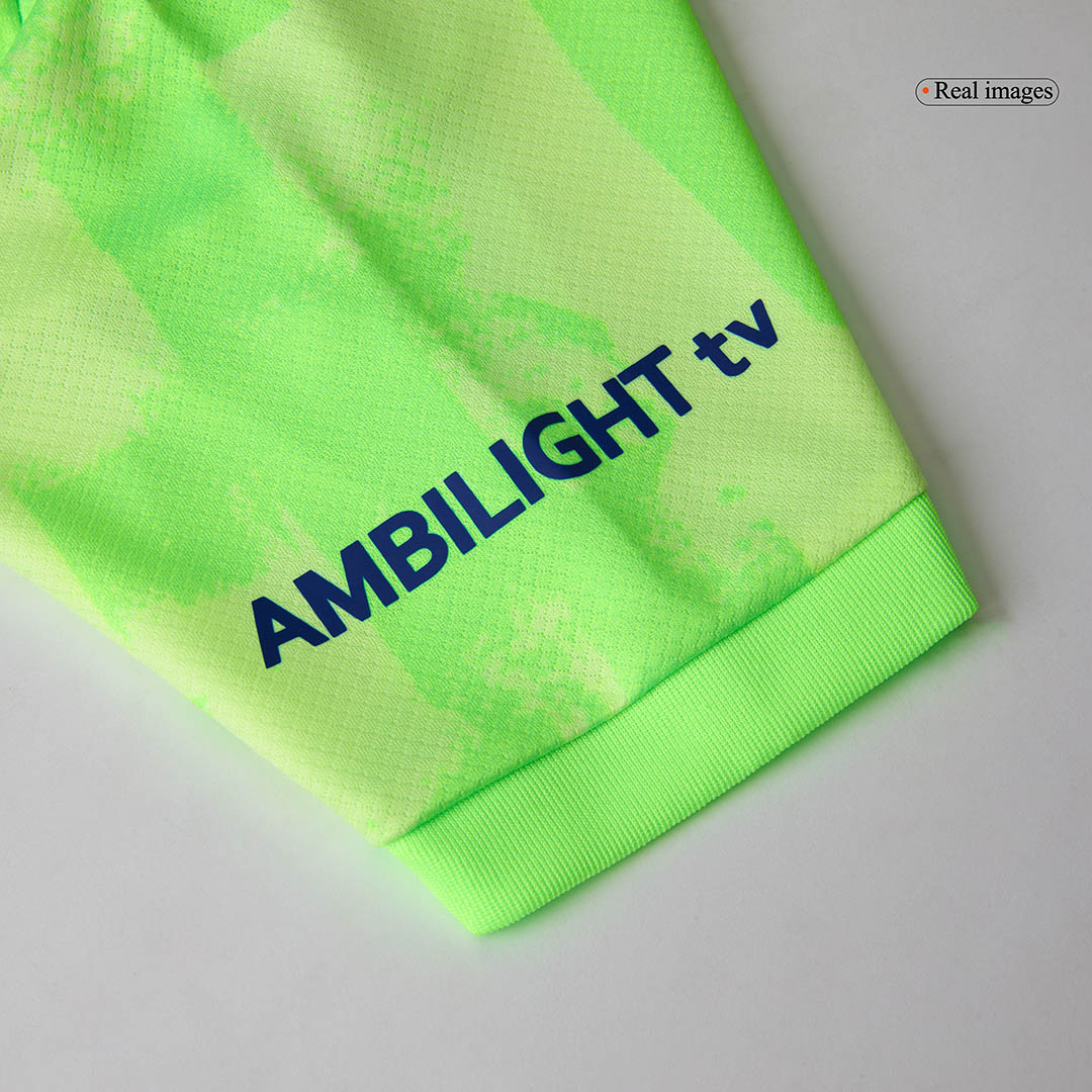 UCL Kids Barcelona Third Away Soccer Jersey Kit (Jersey+Shorts) Spotify Logo Without Text - Pro Jersey Shop