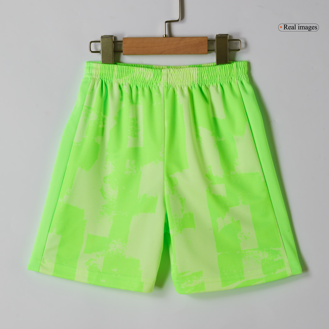 UCL Kids Barcelona Third Away Soccer Jersey Kit (Jersey+Shorts) Spotify Logo Without Text - Pro Jersey Shop