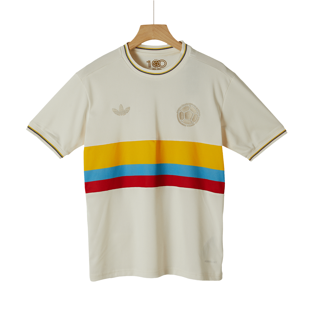 Men's Colombia 100th Anniversary Soccer Jersey Kit (Jersey+Shorts) - Pro Jersey Shop