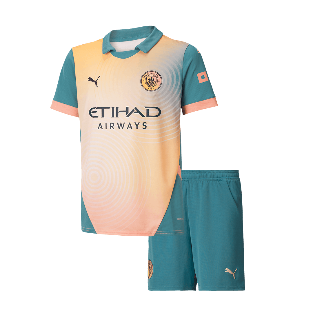 Kids Manchester City Fourth Away Soccer Jersey Kit - Pro Jersey Shop
