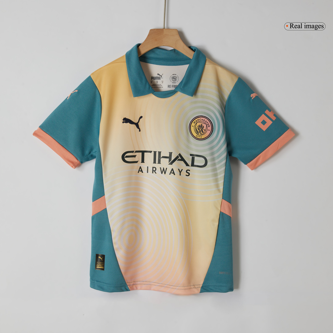 Kids Manchester City Fourth Away Soccer Jersey Kit - Pro Jersey Shop