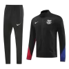 Men's Barcelona Training Jacket Kit (Jacket+Pants) 2024/25 -Black - Pro Jersey Shop